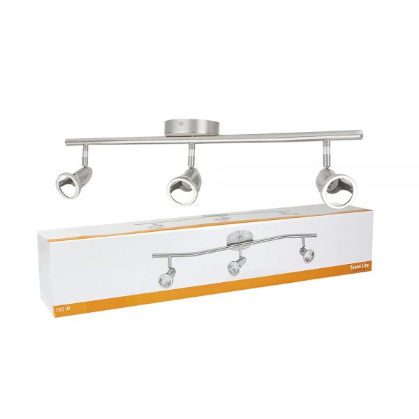 LVR-603/S  LUMINARIA DE RIEL 3 LUCES / INCLUYE LOS 3 FOCOS